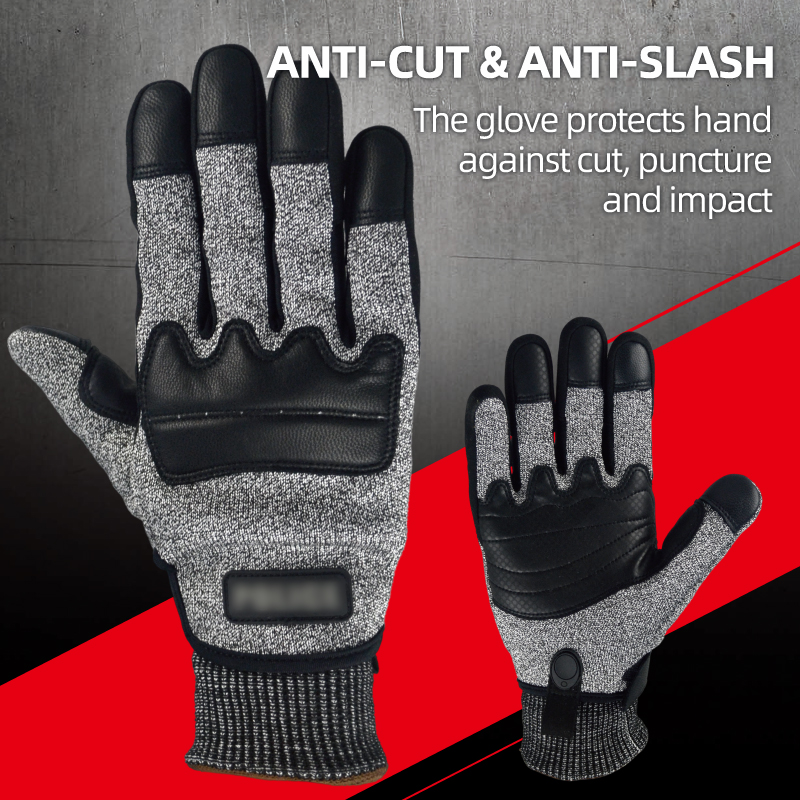 Leveling Leatherworking - XYEHS F-niveau anti-cut tactische handschoenen -