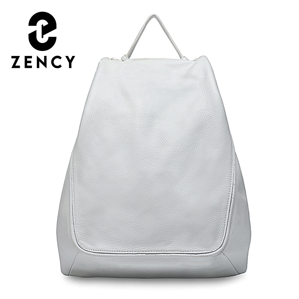 Leather Work Backpack - Zency Vrouwen 100% Echt Leer Anti-diefstal