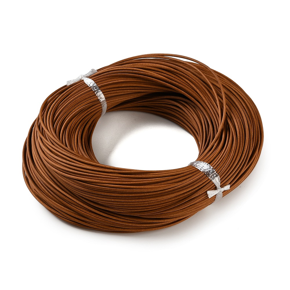 Leatherwork Beginner - 100m 1mm/1,5mm/2mm/3mm rundlederen koord, rond, voor