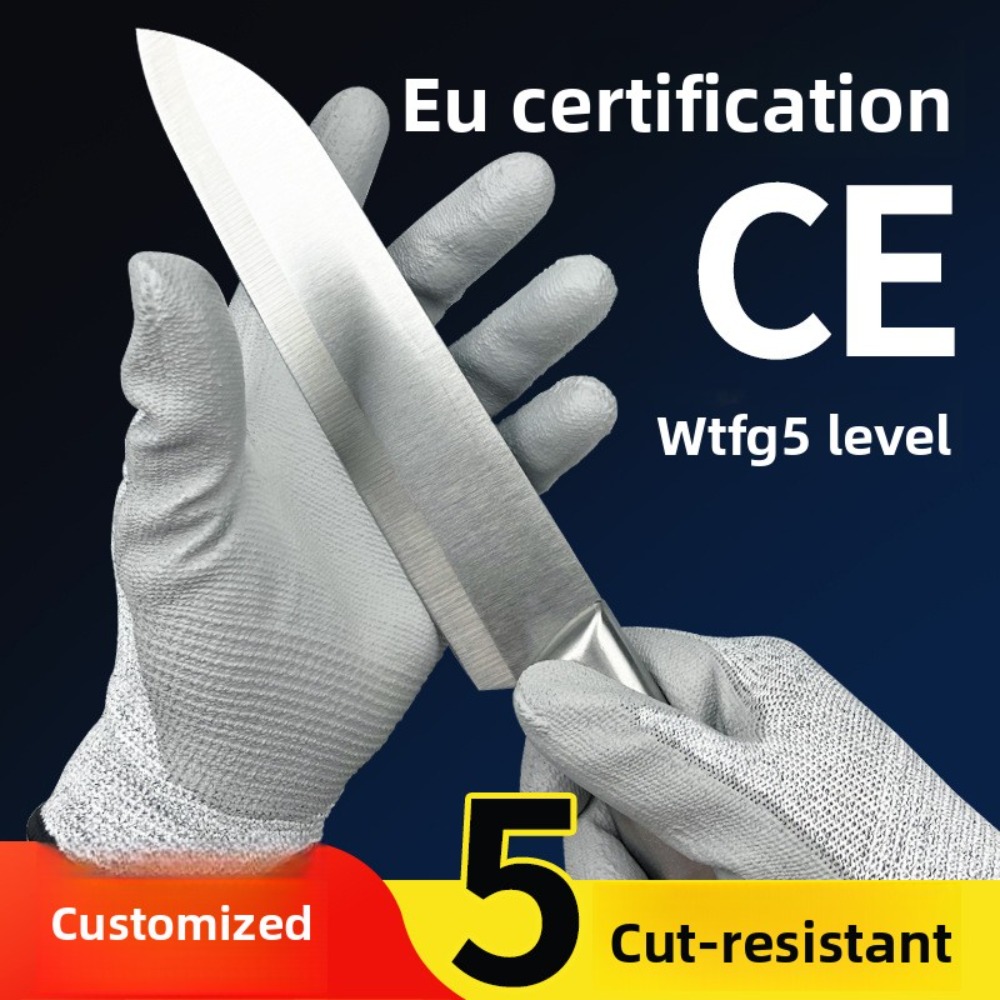 Leveling Leatherworking - Niveau 5 snijbestendige handschoenen HPPE Kevlar