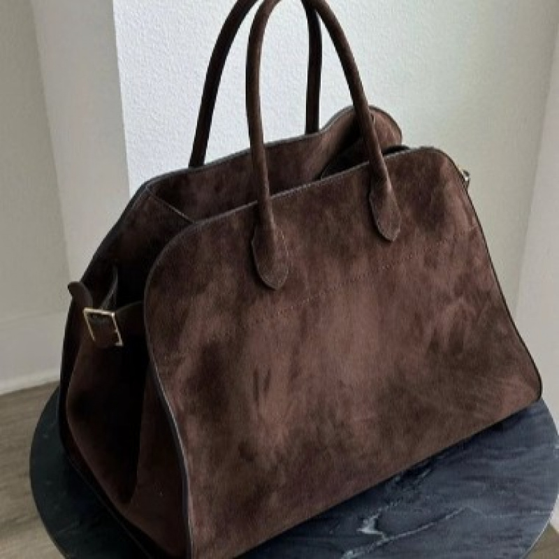 Leather Work Bag Women - Nieuwe verbeterde verdikte gewatteerde draagtas voor