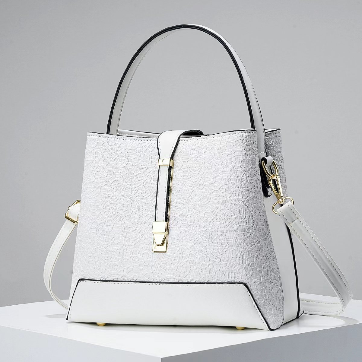 Leather Work Bag Women - Nieuwe luxe draagtas lederen stijlvolle handtas