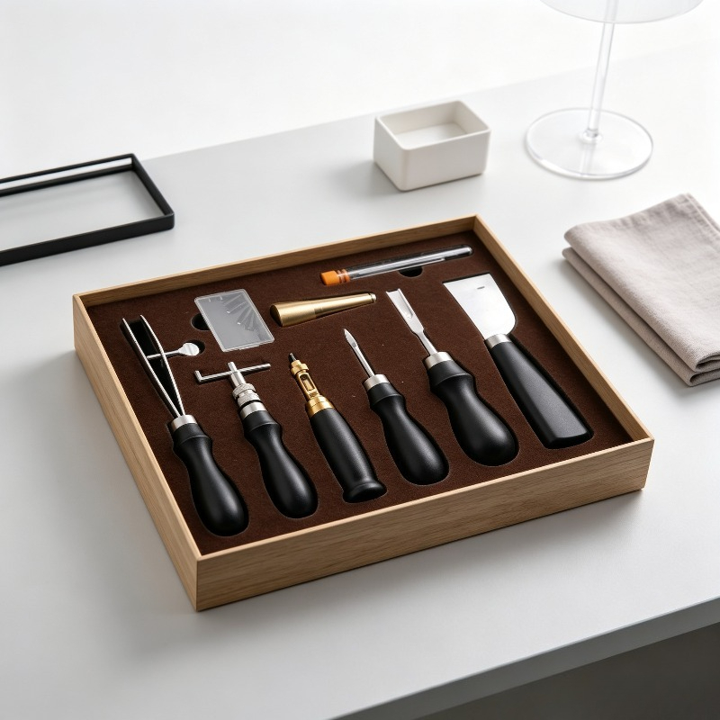 Leatherwork Kits For Beginners - Complete lederen handnaaiset, professionele doe-het-zelf knutselset
