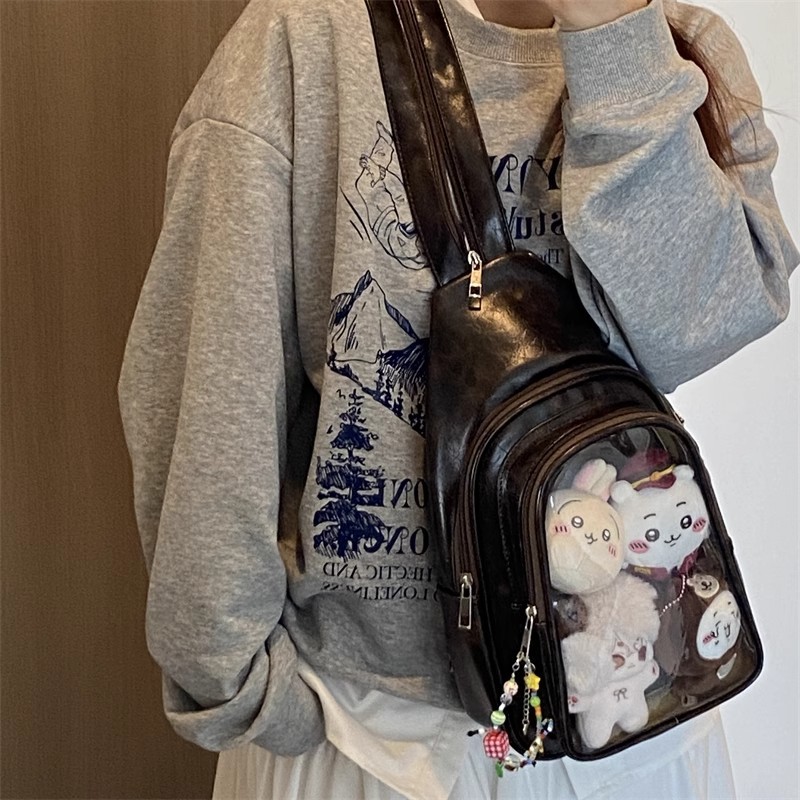 Leather Work Backpack - JIAERDI Anime Ita Tas Past 20
