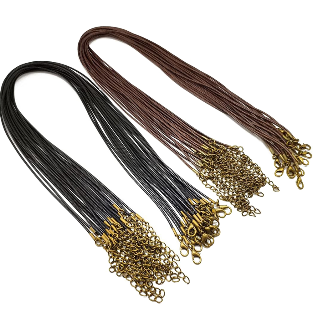 Leatherwork Beginner - 20 stks 45 cm Bruin Gewaxt