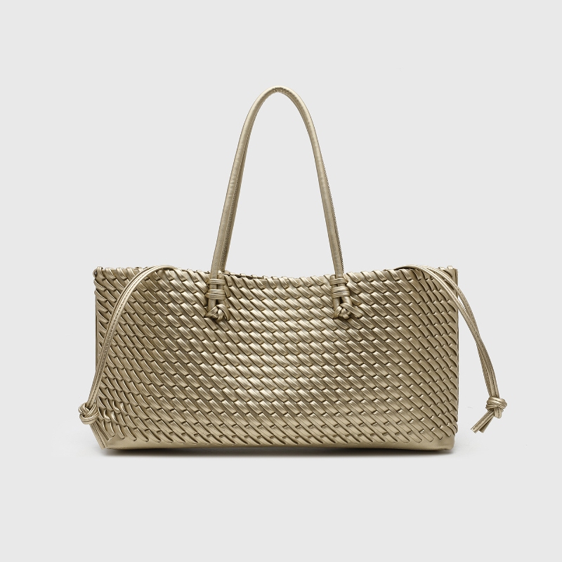 Leather Work Handbags For Women - Designer luxe PU geweven tote bag,