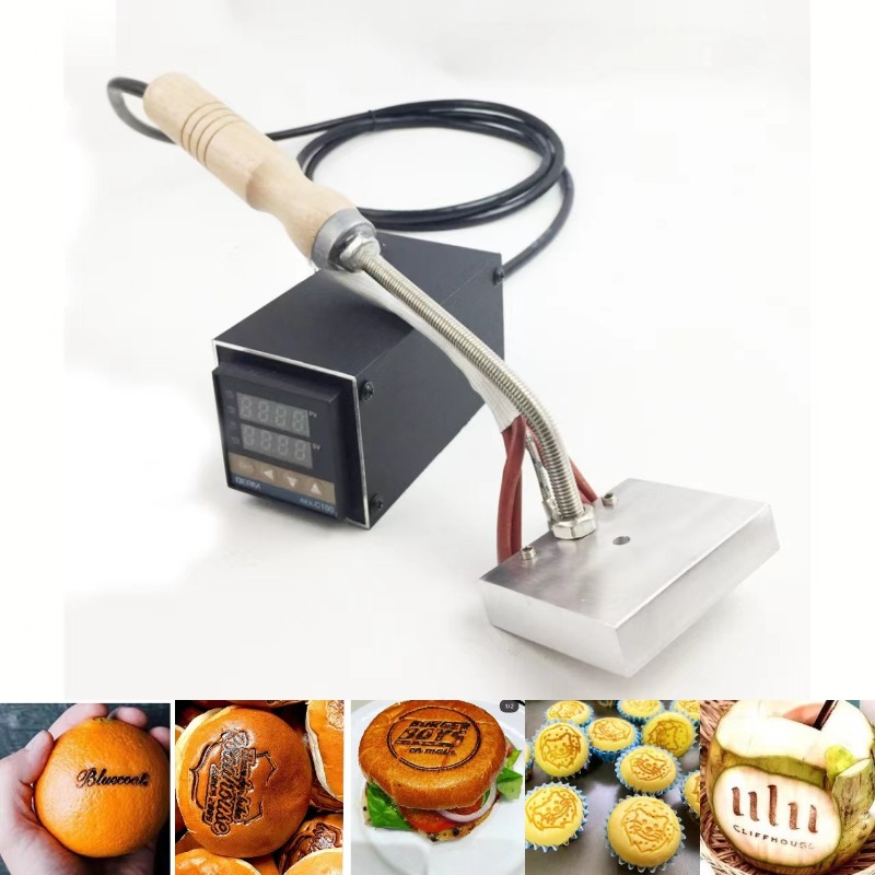 Leatherwork Embossing - 500W 220V/110V Lederen Hete Stempelmachine Cake