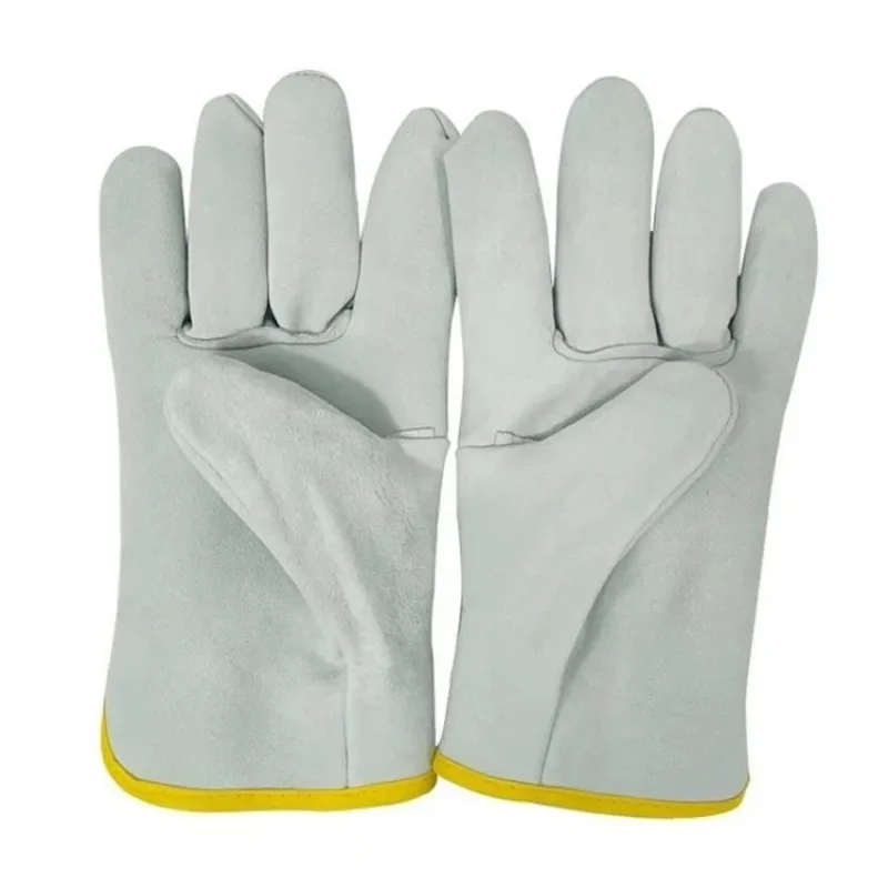 Leatherwork Essentials - Professionele lashandschoenen, gespleten schapenleer, hittebestendig, korte