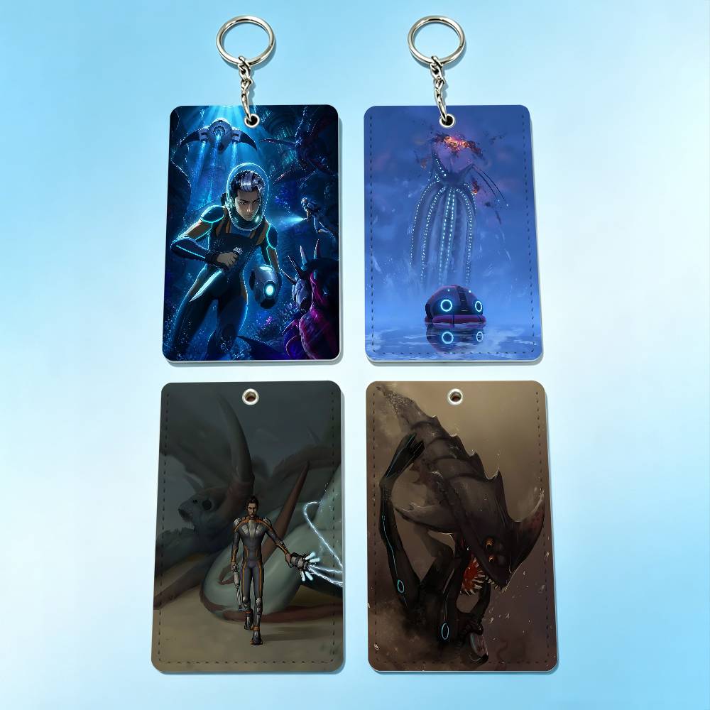 Leather Works - Hot Game S-Subnautica 2 Badgehouder Sleutelhanger