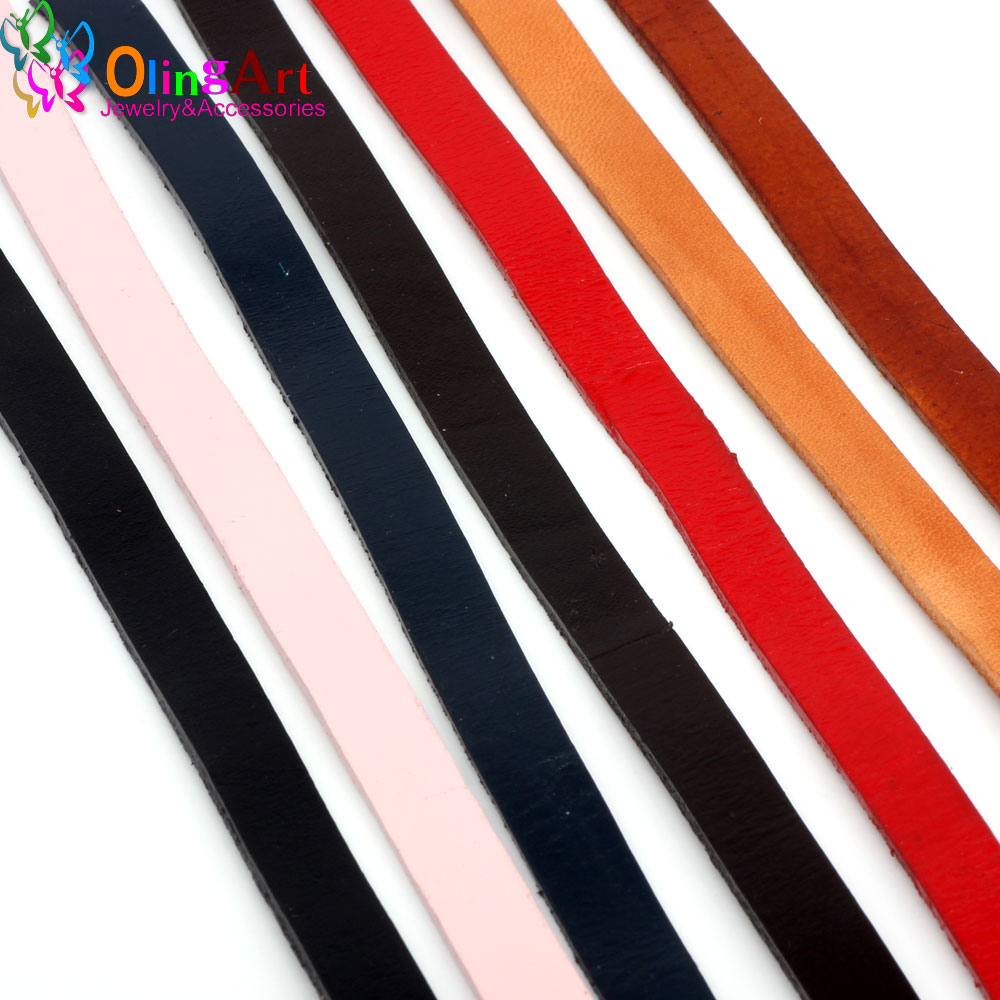 Leatherwork Beginner - OlingArt 10*2mm 1 Yard/Lot Meerdere Kleur