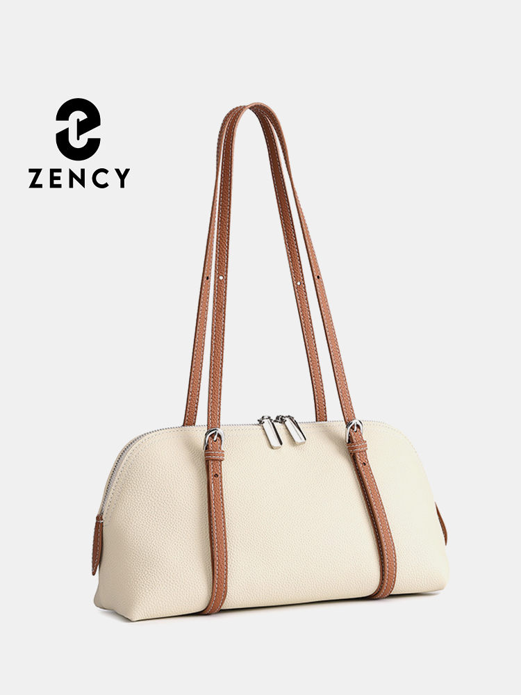 Leather Work Handbags For Women - Zency dames tas van echt leer,