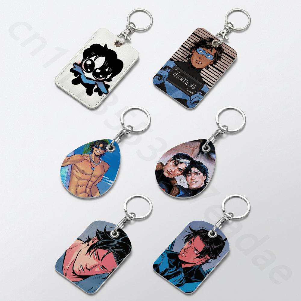 Leather Works - Leuke D-Dick Grayson houder sleutelhanger voor