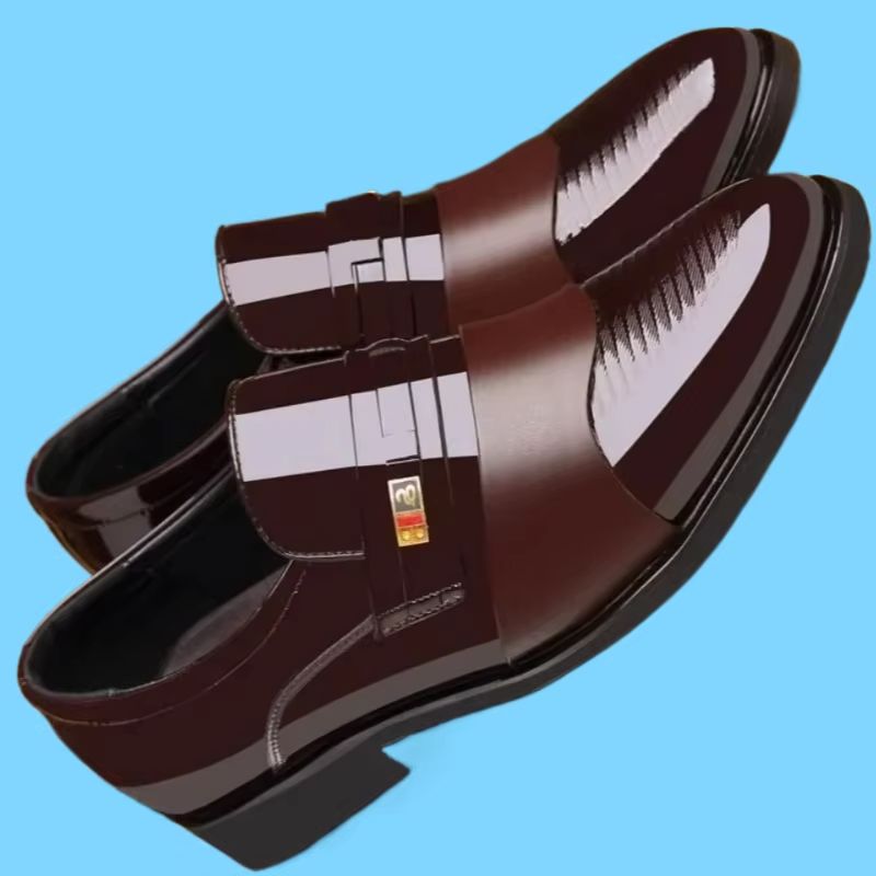 Leather Work Oxfords - Leren herenschoenen voor heren Klassieke luxe