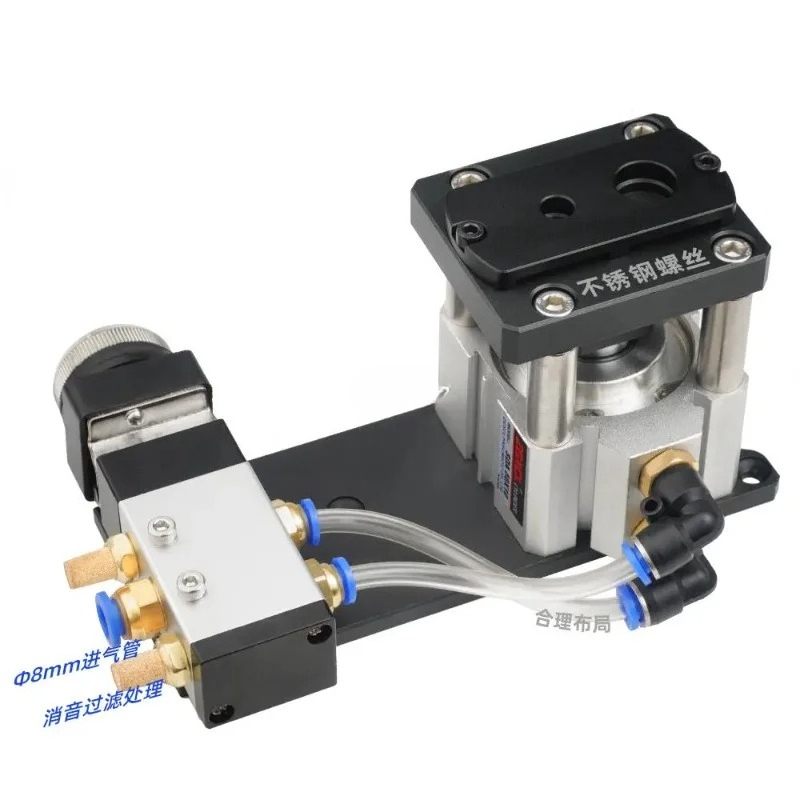 Leatherworking Guide - 2 In 1 Kantenverlijmer Ponsgatmachine Pneumatische