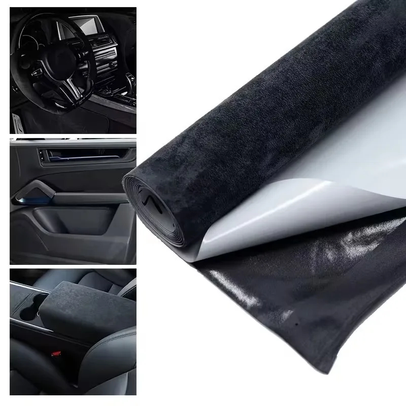 Leatherwork Vise - Zelfklevende suède stof sticker voor auto-interieur
