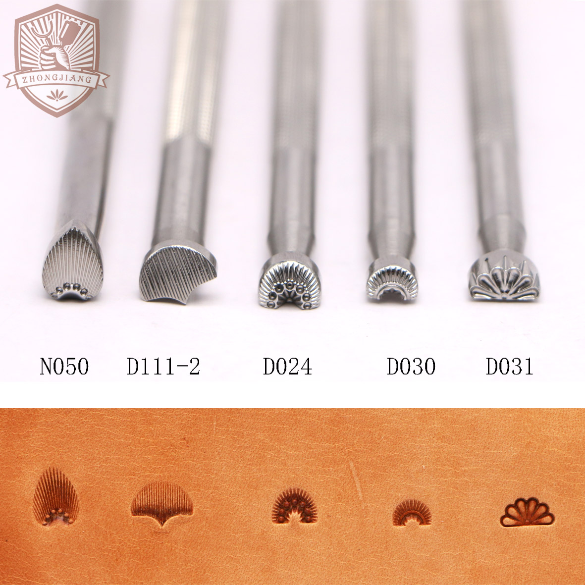 Leatherwork Embossing - Lederen stempels Leather KingTool Border D024