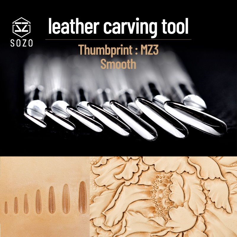 Leatherwork Embossing - Sozo MZ3 Leer Werk Stempelen Tool