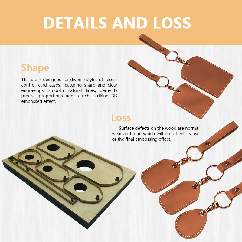 Leatherwork Embossing - DIY Lederen Toegangskaart Grote Editie Handgemaakt