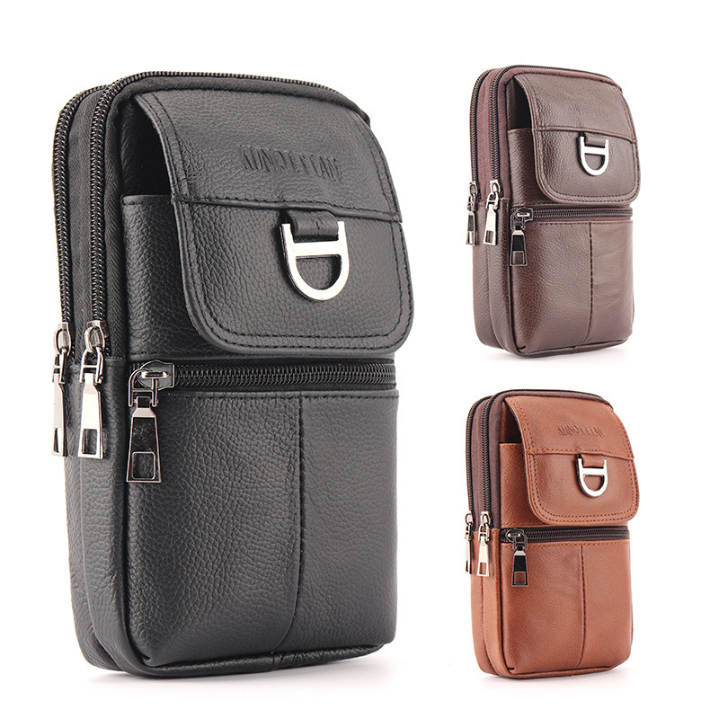 Leather Work Backpack - Leren heuptas voor heren - Grote