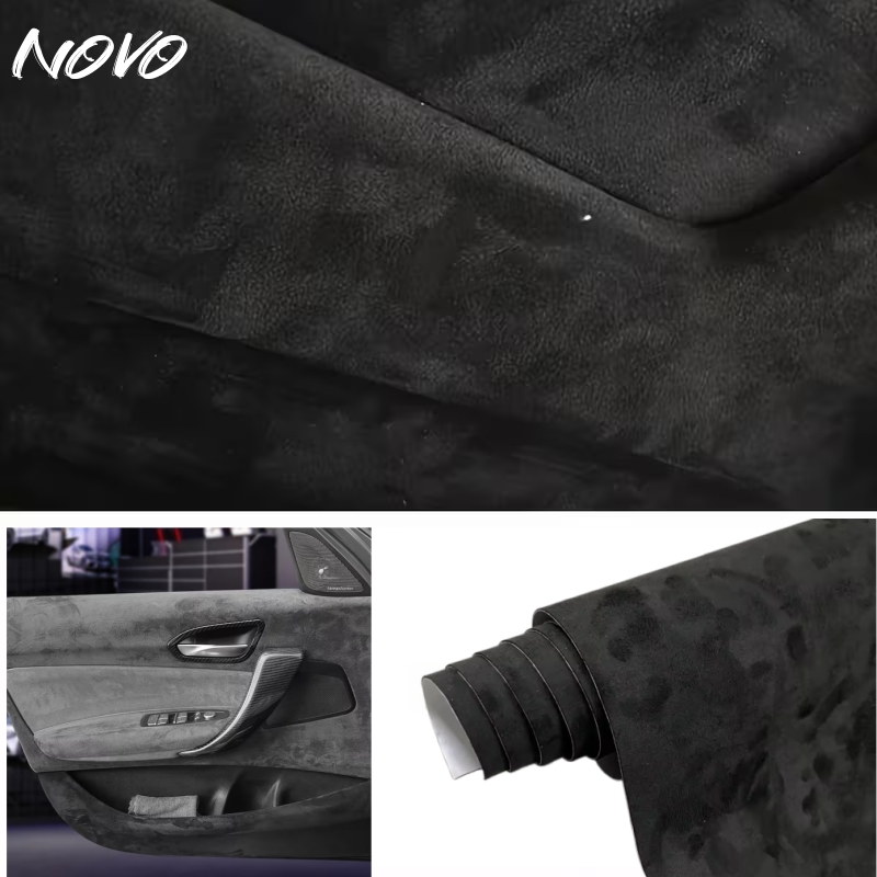 Leatherwork Vise - Max 200×150cm Suède Headliner-stof Zelfklevende suède