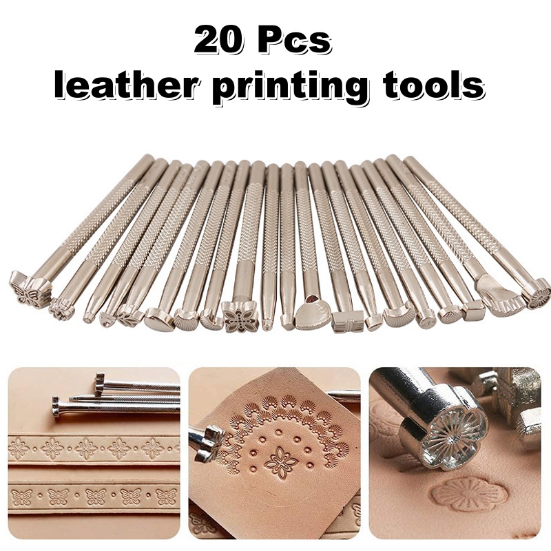 20 stuks lederen stempelgereed - Leatherwork Embossing recensie en prijs