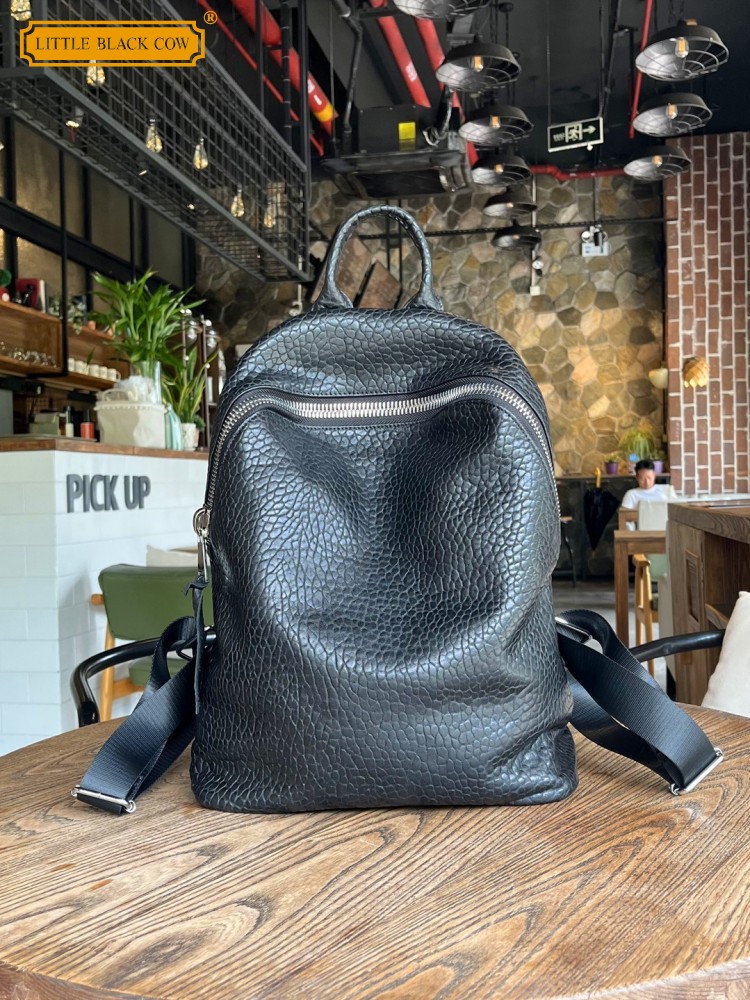 Zachte natuurlijke schapenvach - Leather Work Backpack recensie en prijs