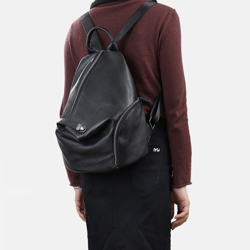 Zency Echt leer Anti-diefstal  - Leather Work Backpack recensie en prijs