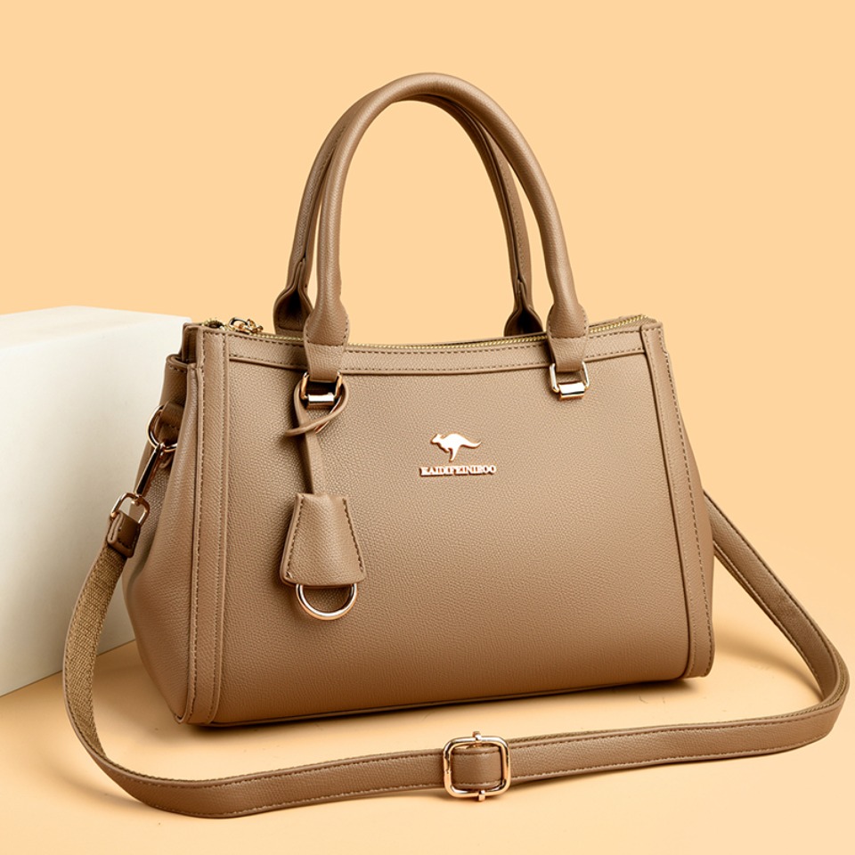 Kangoeroe merk zachte PU leder - Leather Work Handbags For Women recensie en prijs