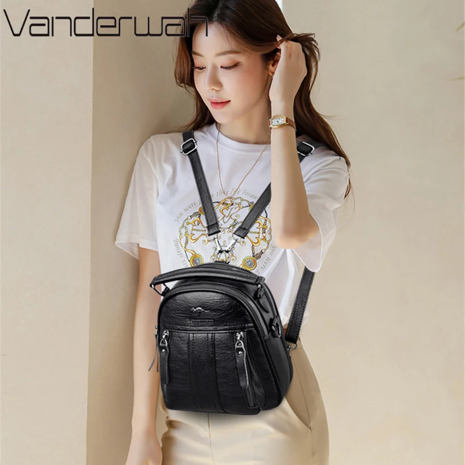 4-in-1 leren rugzakken Multifu - Leather Work Backpack recensie en prijs