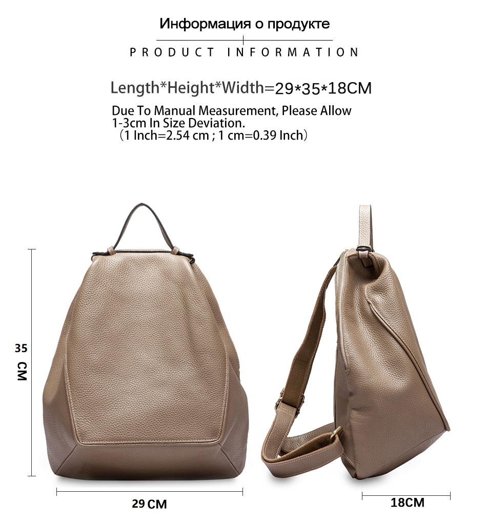 Zency Vrouwen 100% Echt Leer A - Leather Work Backpack recensie en prijs