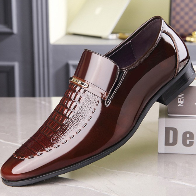 Heren leren schoenen Lakleer Z - Leather Work Oxfords recensie en prijs