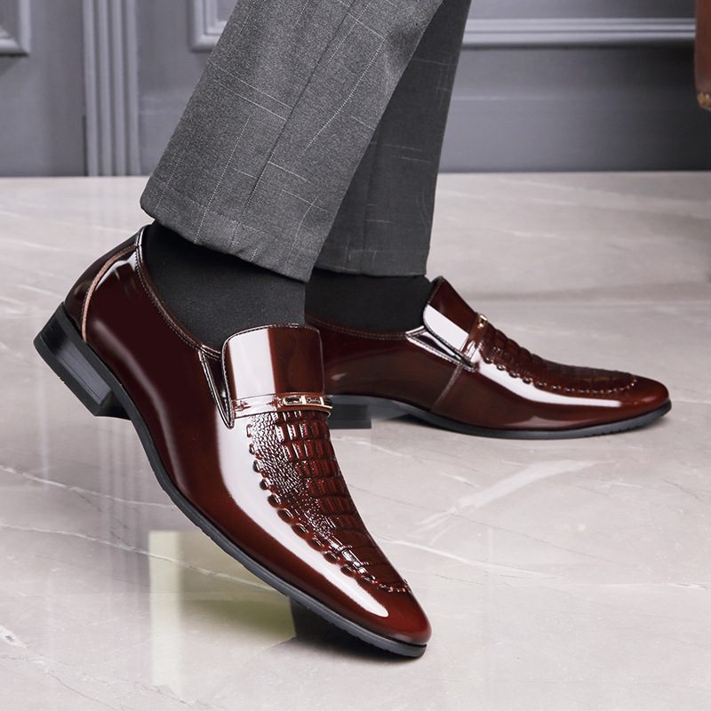 Heren leren schoenen Lakleer Z - Leather Work Oxfords recensie en prijs