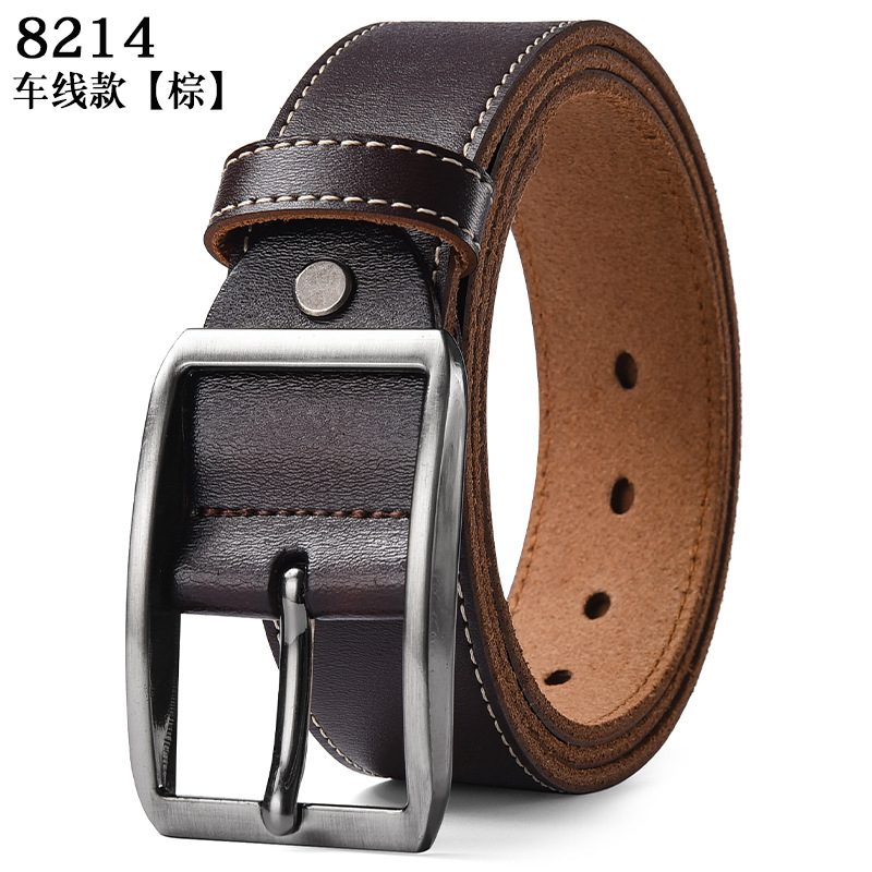 Heren Hoge Kwaliteit Pin Gesp  - Leather Work Jeans recensie en prijs