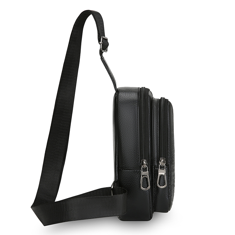 Veelzijdige borsttas van PU-le - Leatherwork Essentials recensie en prijs