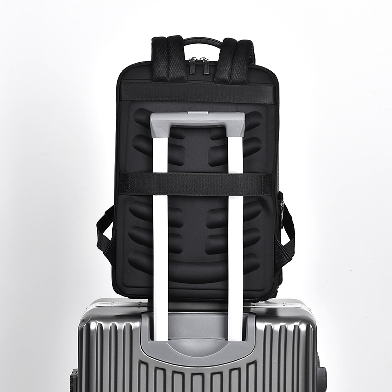 Pu Lederen Heren Rugzak Usb Op - Leather Work Backpack recensie en prijs