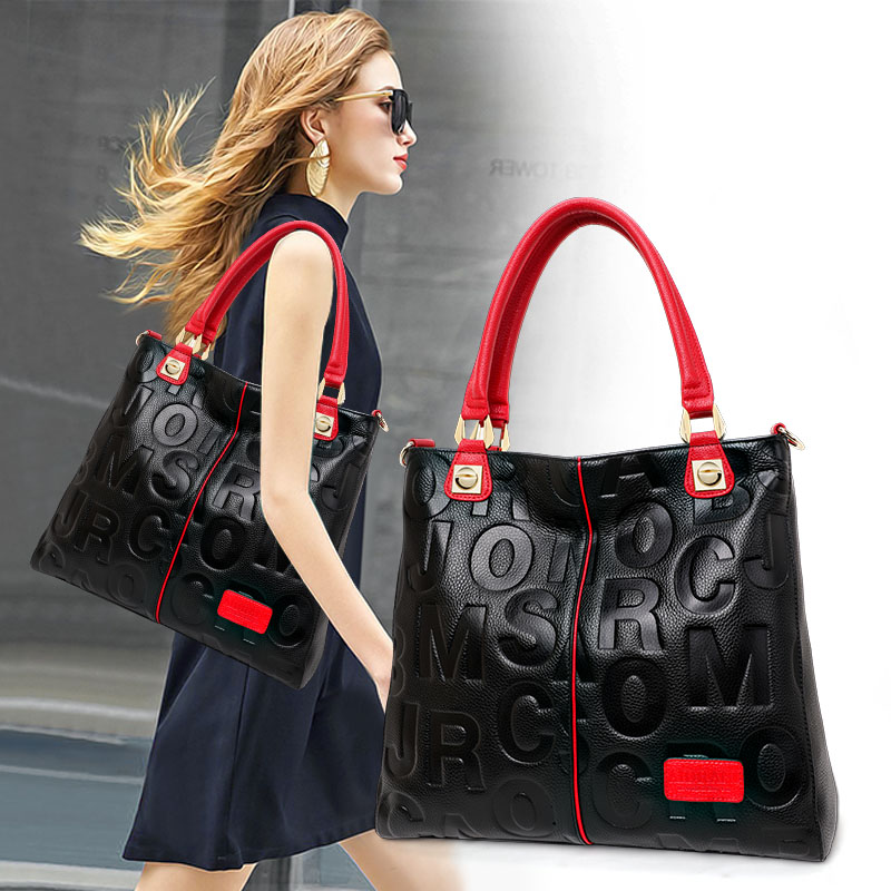 Echte koeienhuid lederen tas m - Leatherwork Embossing recensie en prijs