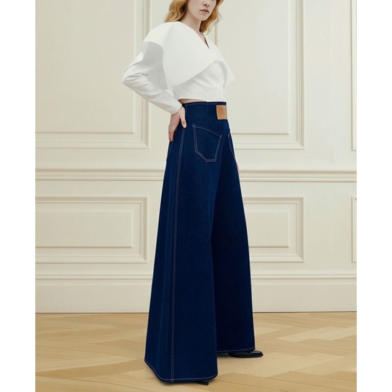 T Sigur Vintage blauwe damesje - Leather Work Jeans recensie en prijs