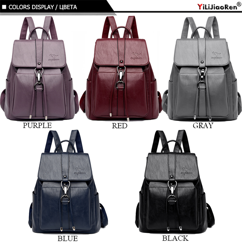 Anti-diefstal rugzak dames sch - Leather Work Backpack recensie en prijs