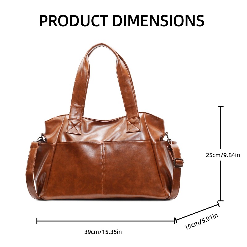 Dames Retro Handtas van Zacht  - Leather Work Bag Women recensie en prijs