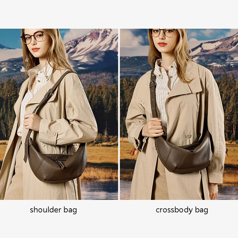 Luxe echt lederen crossbodytas - Leather Work Handbags For Women recensie en prijs