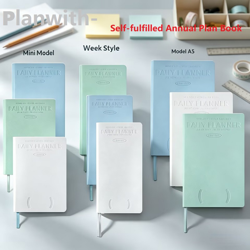 Plan met zelfgeplaatste jaarpl - Leather Work Diary recensie en prijs