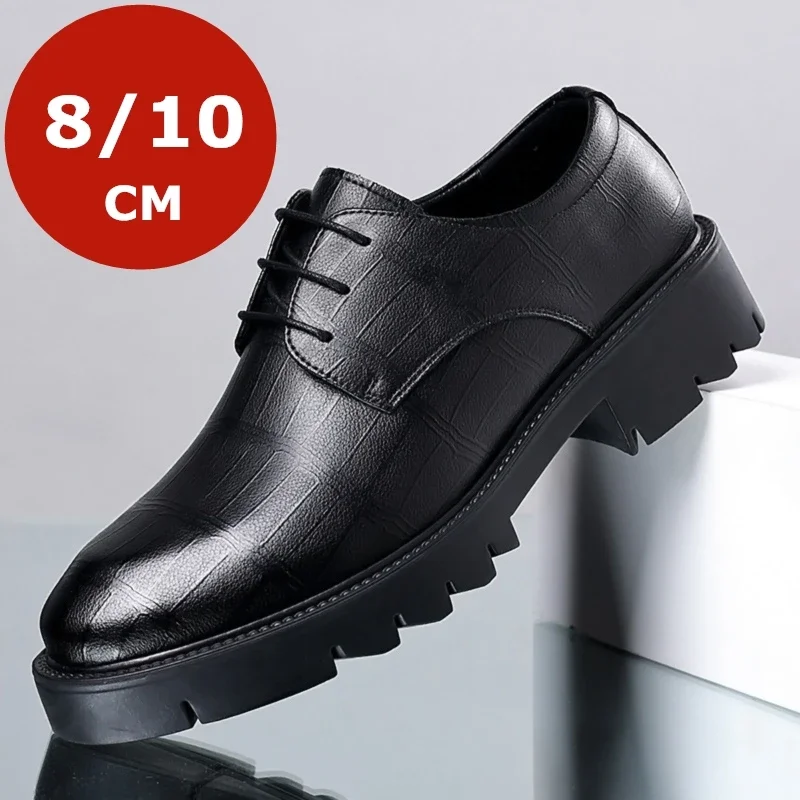 Verborgen Hak 8/10 Cm Koe Lede - Leather Work Oxfords recensie en prijs