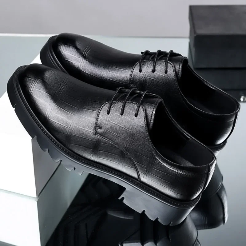 Verborgen Hak 8/10 Cm Koe Lede - Leather Work Oxfords recensie en prijs