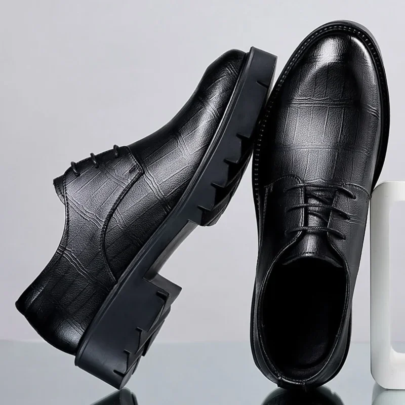 Verborgen Hak 8/10 Cm Koe Lede - Leather Work Oxfords recensie en prijs
