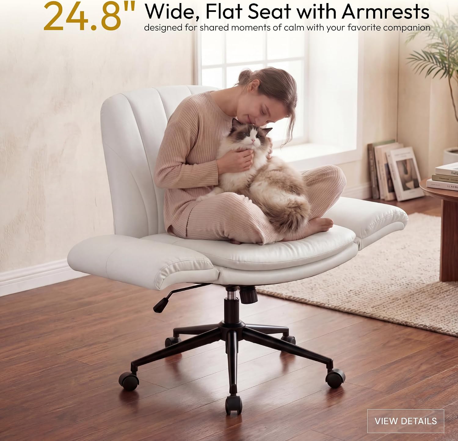Beige PU-lederen rolstoel met  - Leveling Leatherworking recensie en prijs