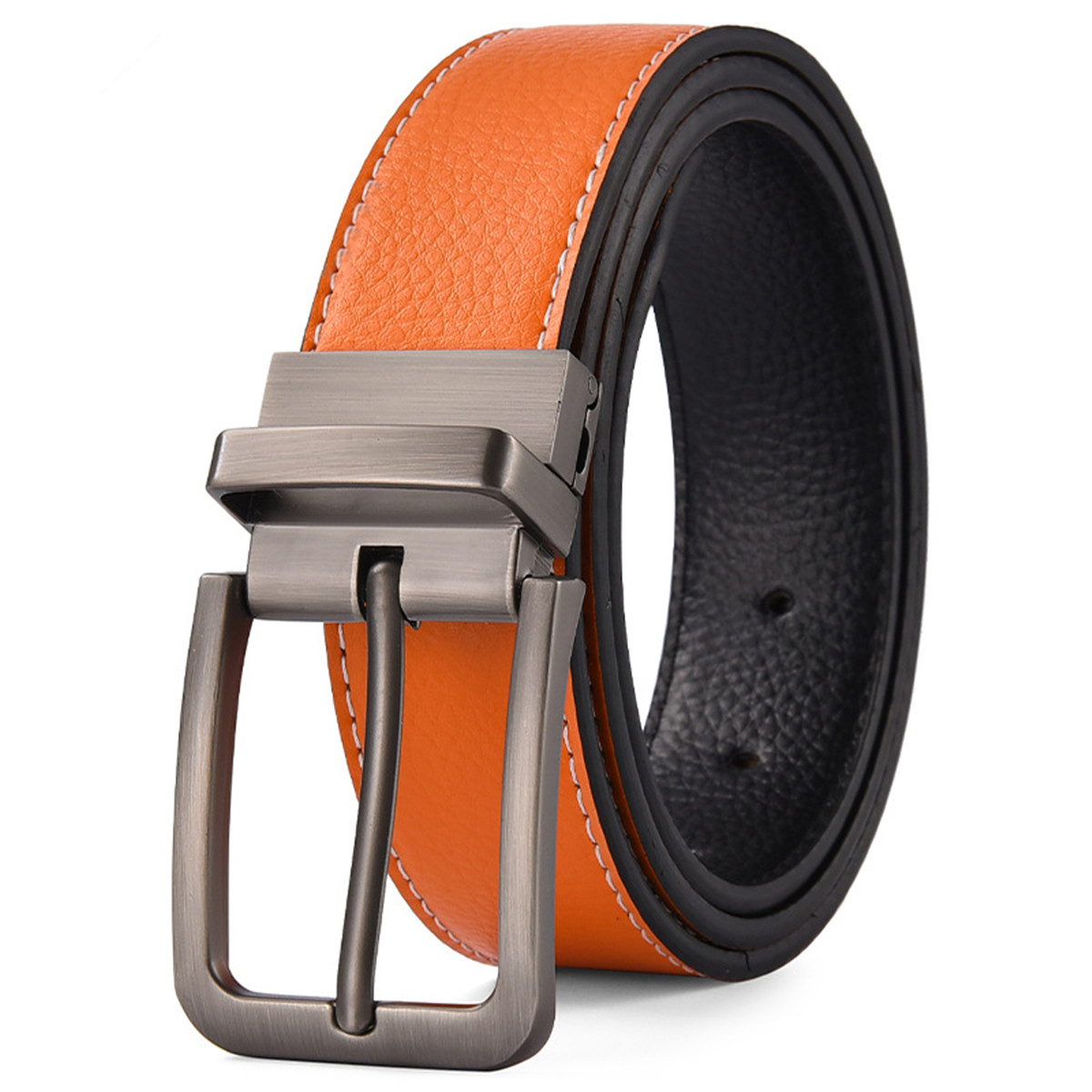 Omkeerbare pin-gesp herenrieme - Leather Work Jeans recensie en prijs