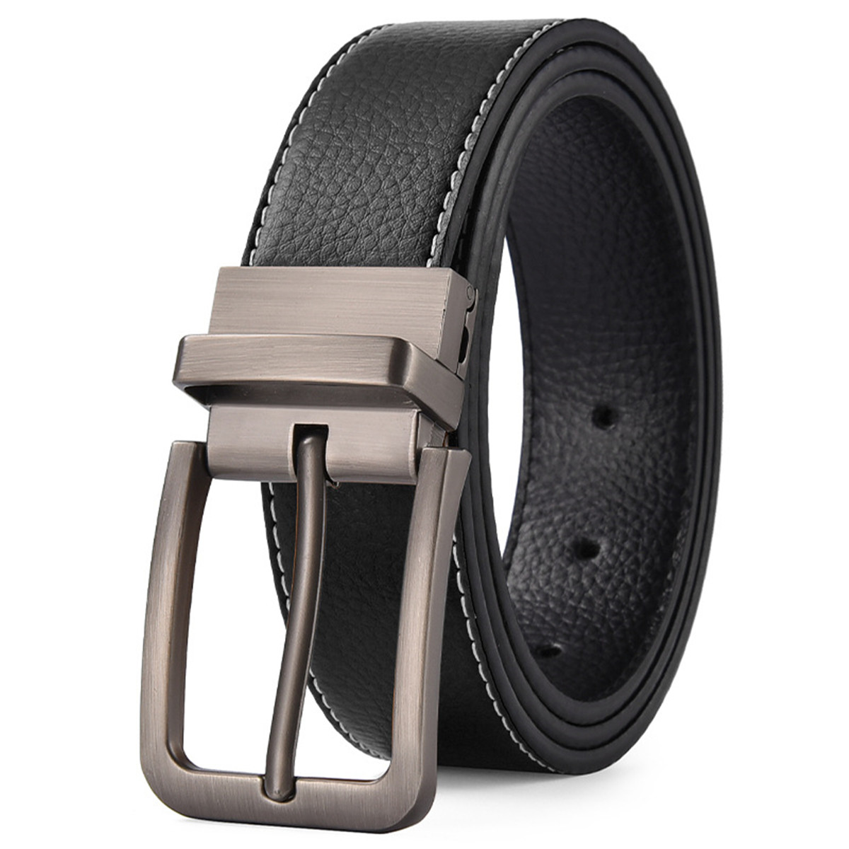 Omkeerbare pin-gesp herenrieme - Leather Work Jeans recensie en prijs