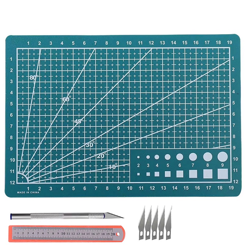 A3/A4/A5 knutsel snijmat set P - Leatherwork Vise recensie en prijs