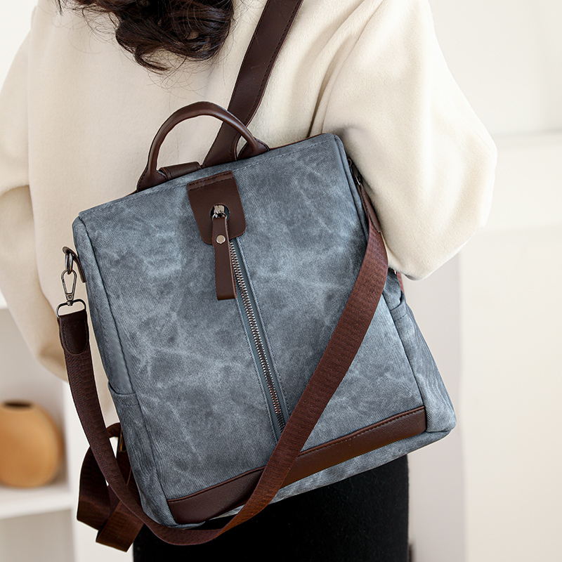Mode anti-diefstal rugzak vrou - Leather Work Backpack recensie en prijs