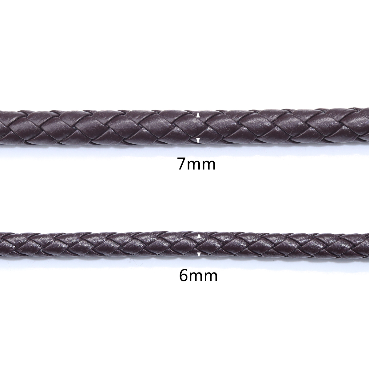 5 Yards/lot 6/7mm Gevlochten L - Leatherwork Beginner recensie en prijs